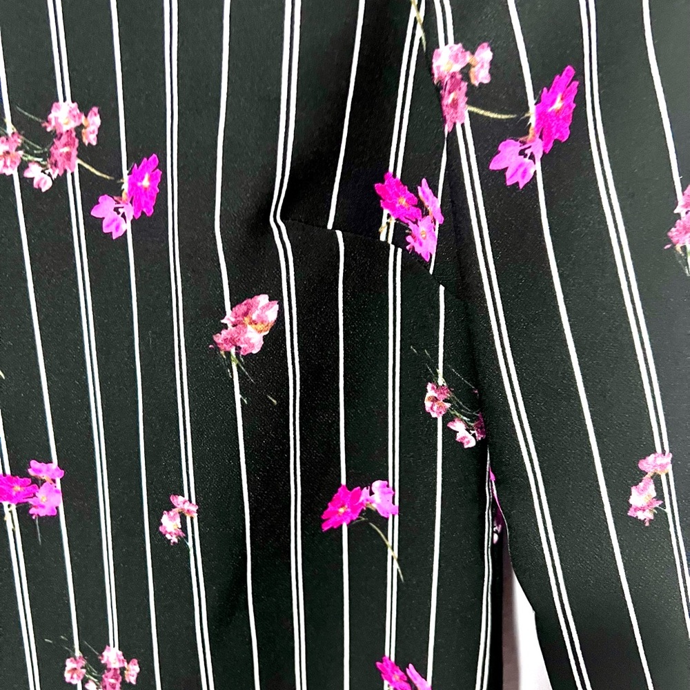 CeCe Black Pink Long Sleeve Sheath Dress - Picture 6 of 8